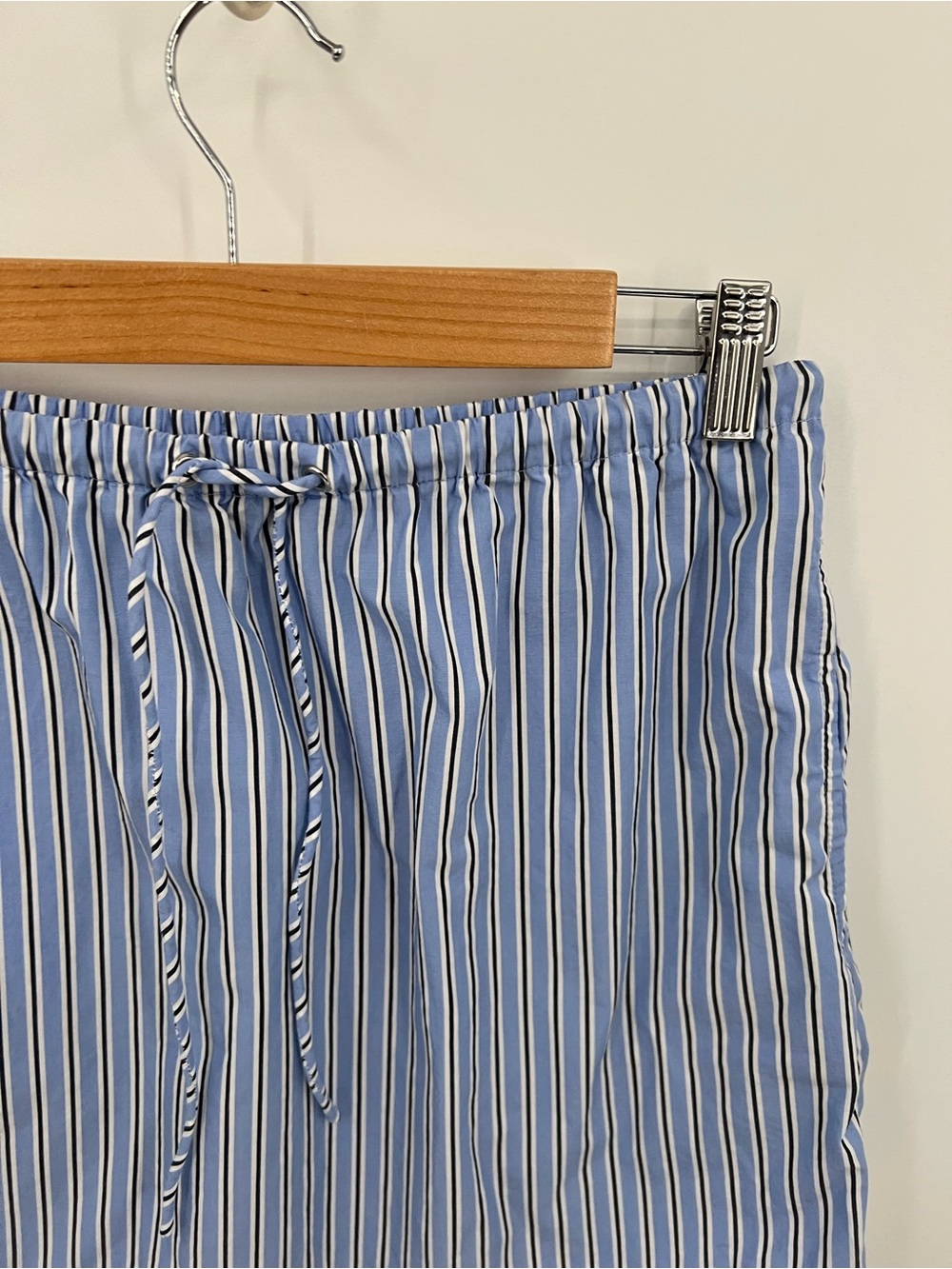 J. Crew drawstring poplin Striped Skirt - Picture 3 of 9